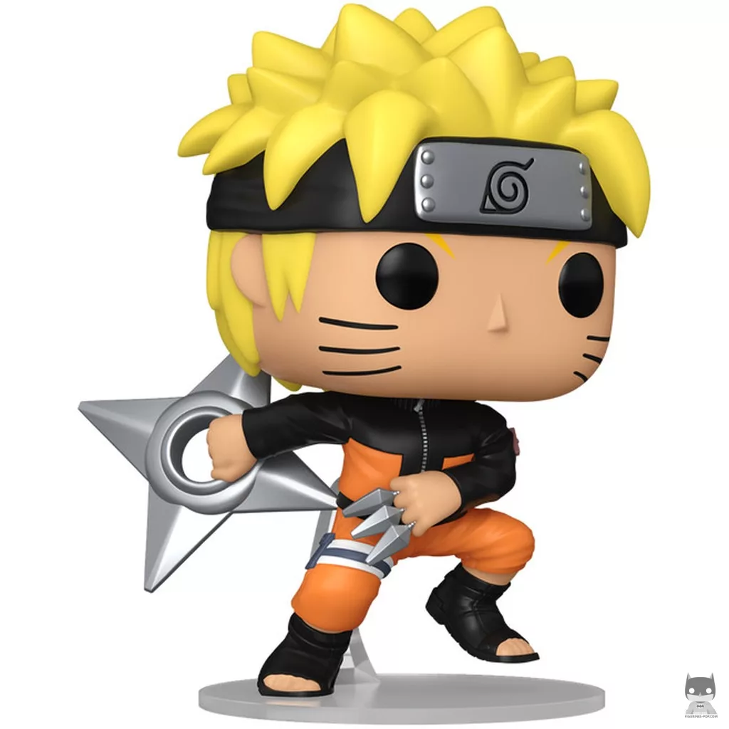 Figurine Funko POP Naruto Uzumaki avec kunai et shuriken (Naruto Shippuden)