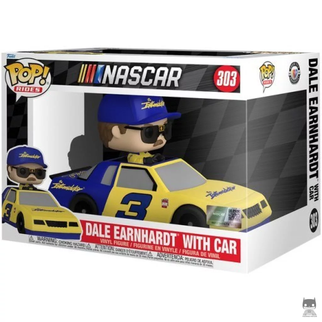 Figurine Funko POP Dale Earnhardt avec voiture avec boîte