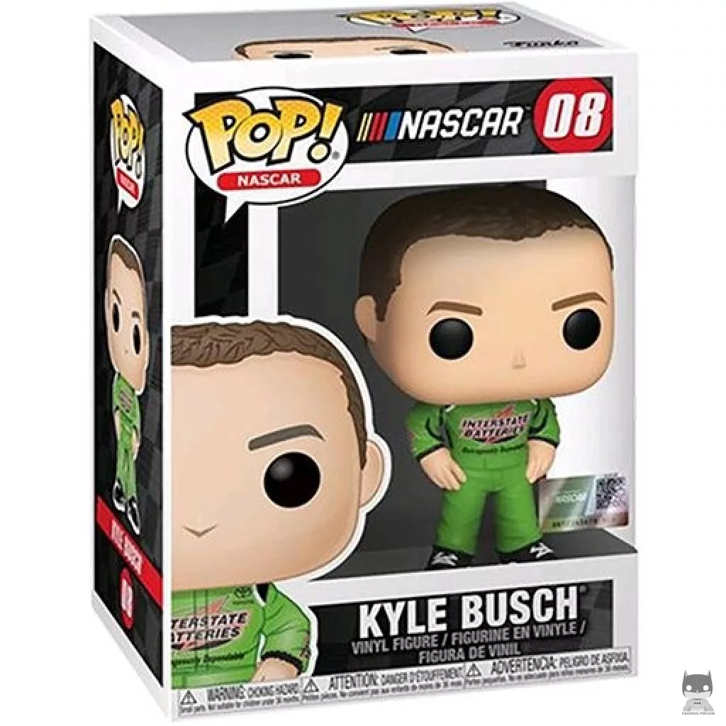 Figurine Funko POP Kyle Busch avec boîte