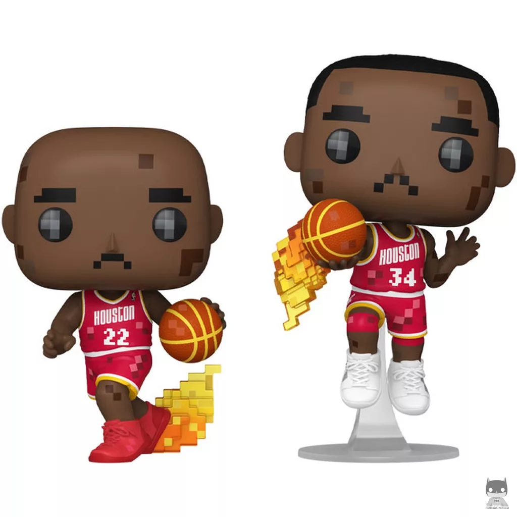 Figurine Funko POP Clyde Drexler & Hakeem Olajuwon (NBA Jam) (NBA)