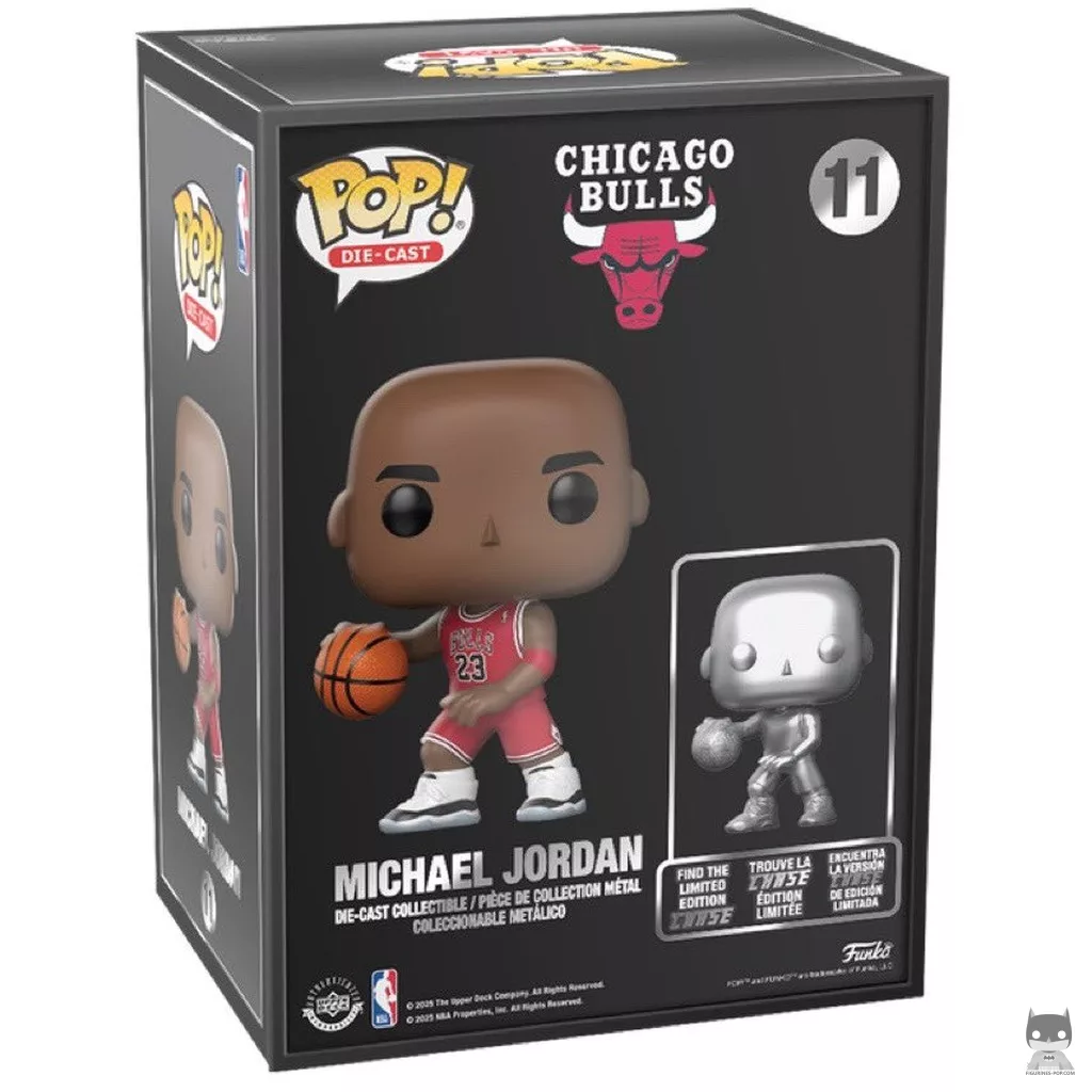 Figurine Funko POP Michael Jordan (Chase) avec boîte