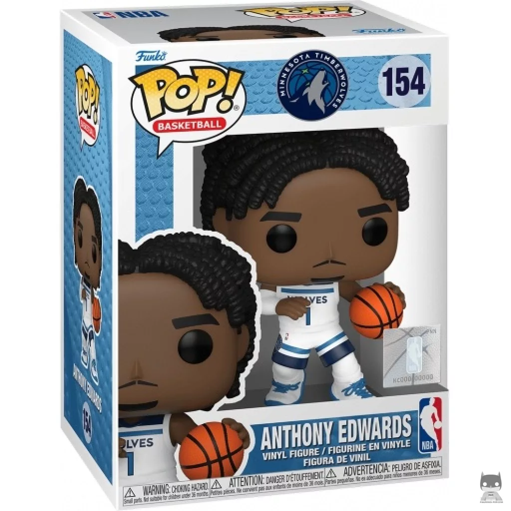 Figurine Funko POP Anthony Edwards avec boîte