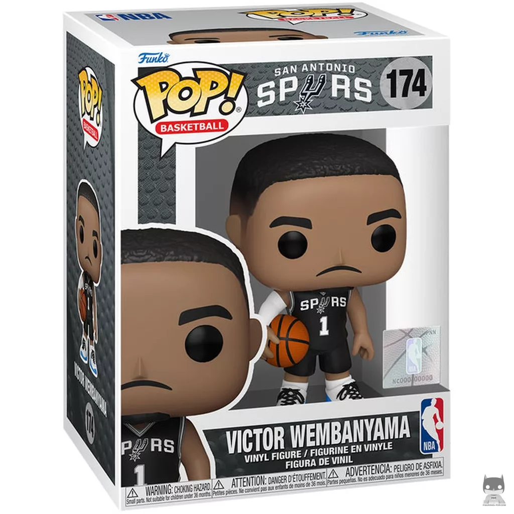 Figurine Funko POP Victor Wembanyama avec boîte