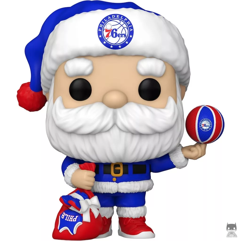 Figurine Funko POP Père Noël Philadelphia 76ers (NBA)