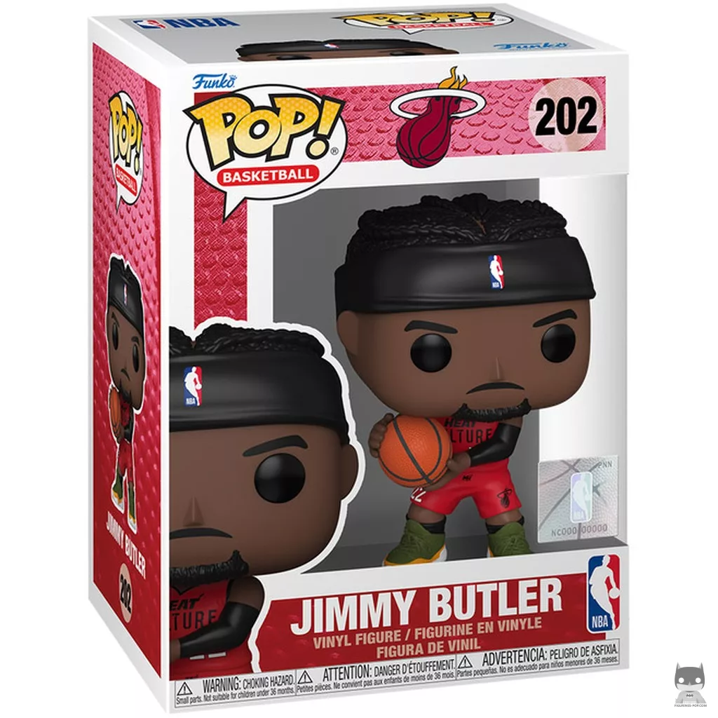 Figurine Funko POP Jimmy Butler (2024 City Edition Uniform) avec boîte
