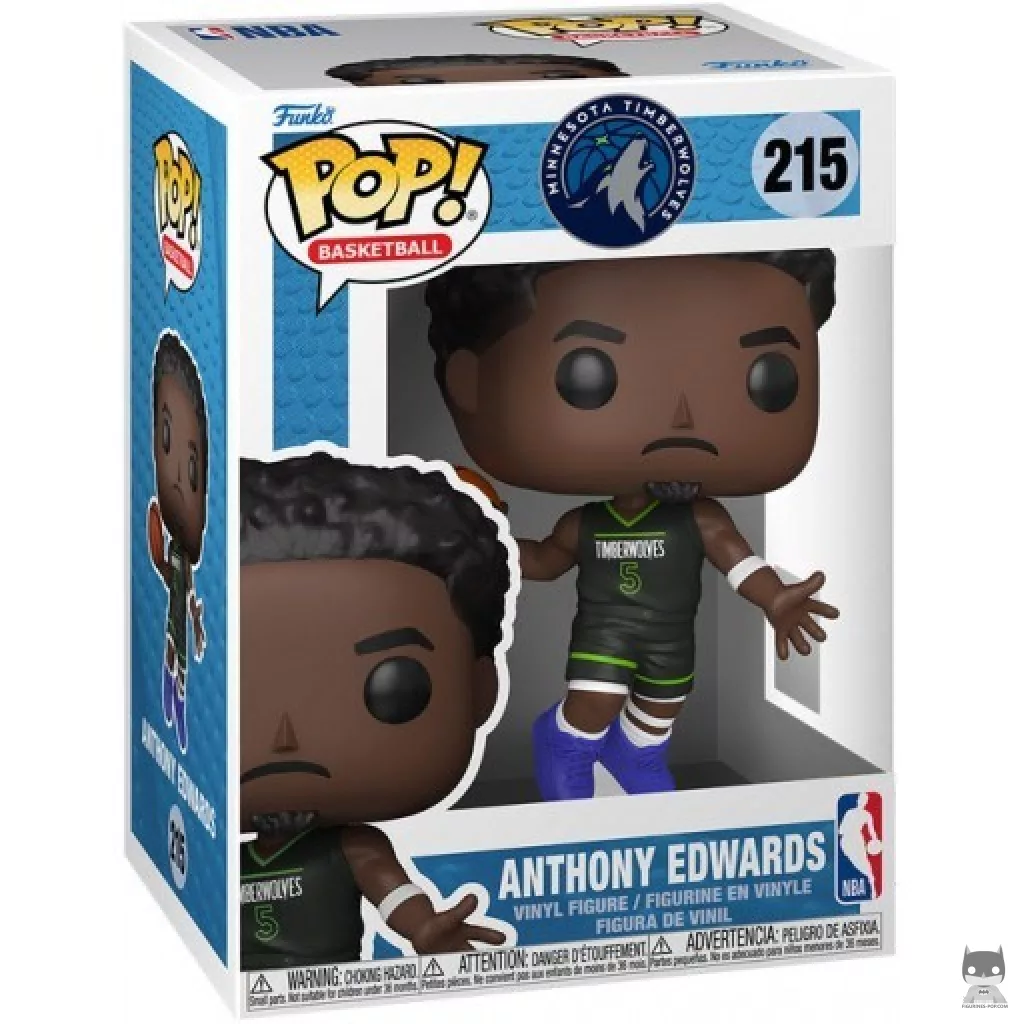 Figurine Funko POP Anthony Edwards avec boîte