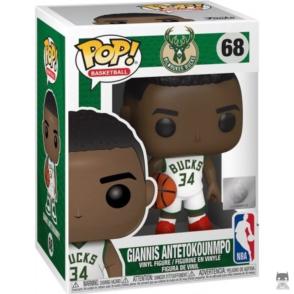 Figurine Funko POP Giannis Antetokounmpo avec boîte