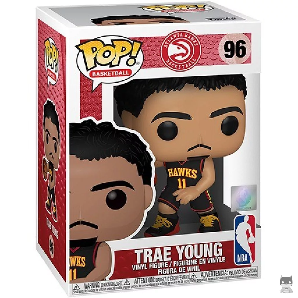 Figurine Funko POP Trae Young avec boîte