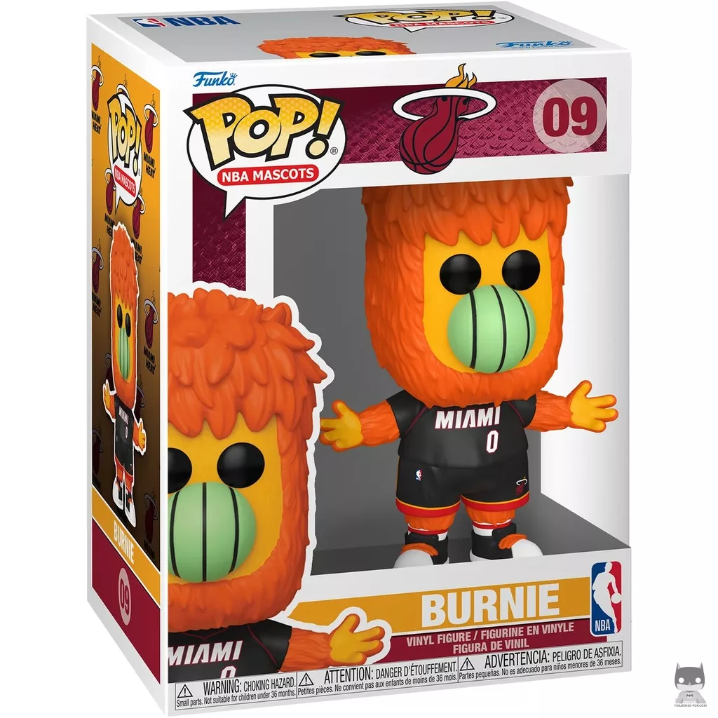 Figurine Funko POP Burnie (Miami Heat) avec boîte