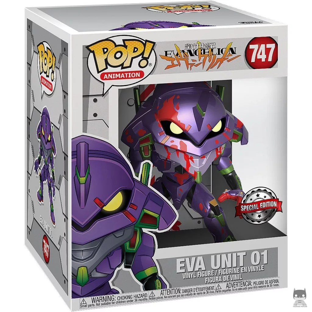 Figurine Funko POP Eva Unit 01 (Bloody & Supersized) avec boîte