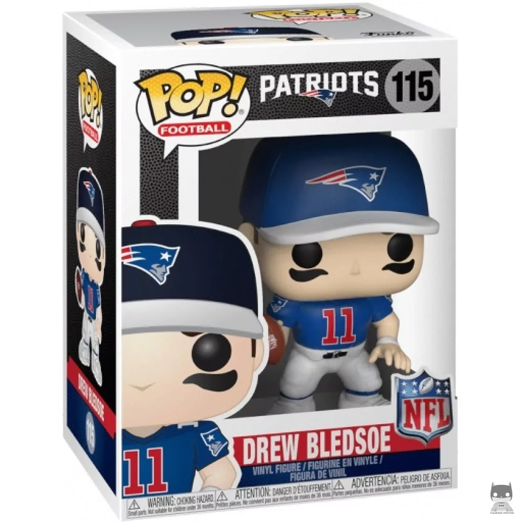 Figurine Funko POP Drew Bledsoe avec boîte