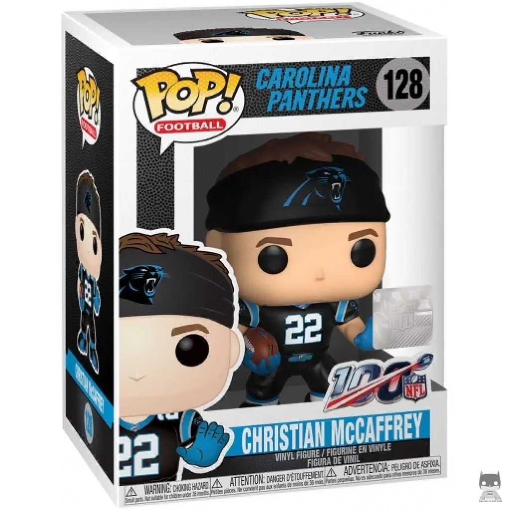 Figurine Funko POP Christian McCaffrey avec boîte