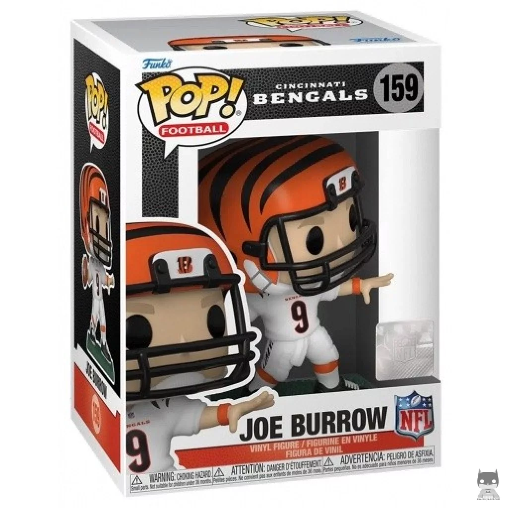Figurine Funko POP Joe Burrow avec boîte