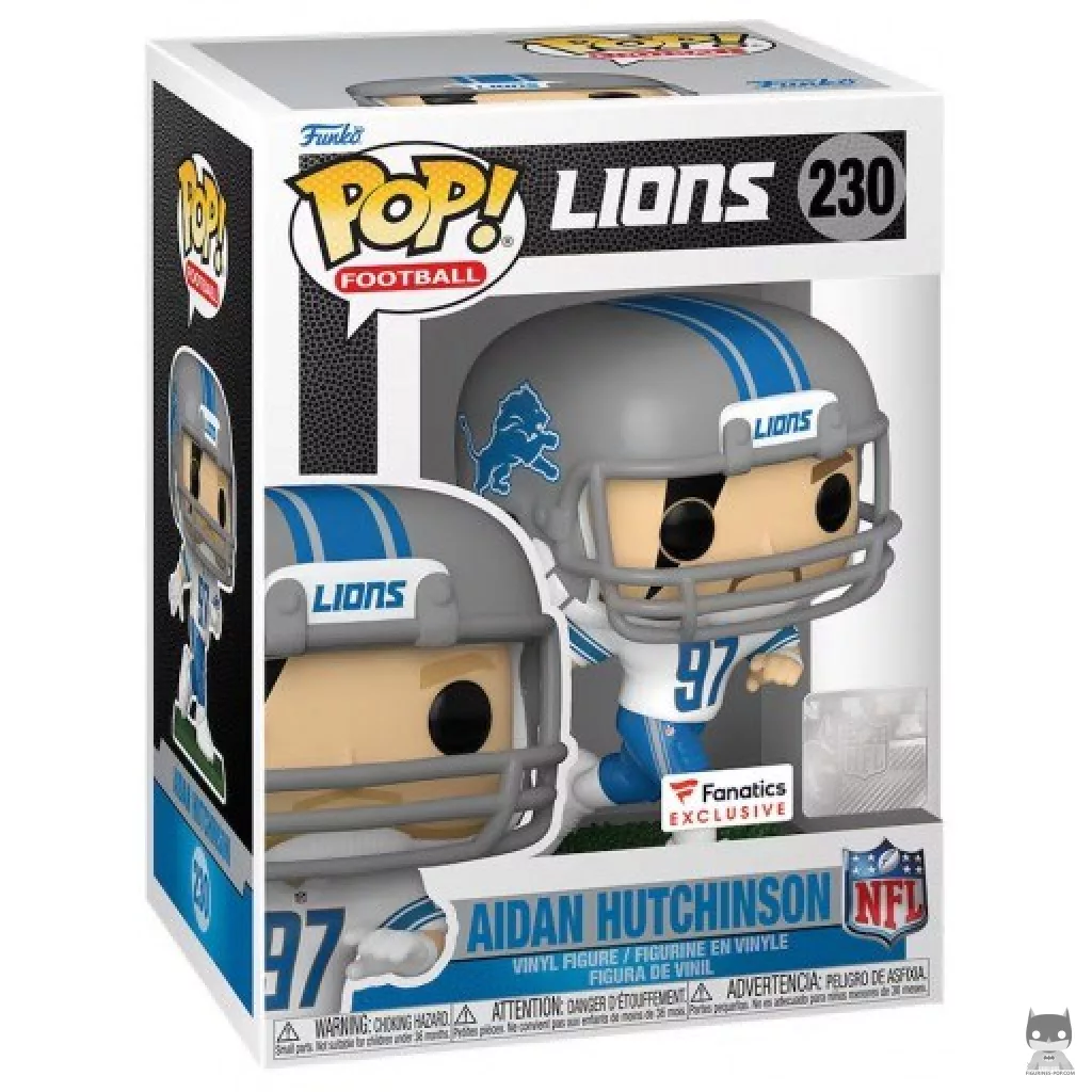 Figurine Funko POP Aidan Hutchinson avec boîte