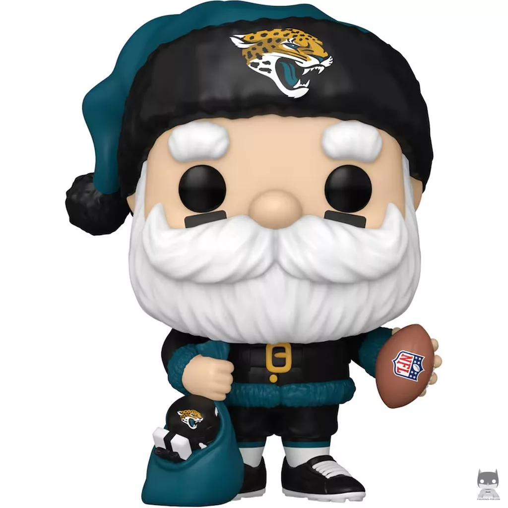 Figurine Funko POP Père Noël Jacksonville Jaguars (NFL)