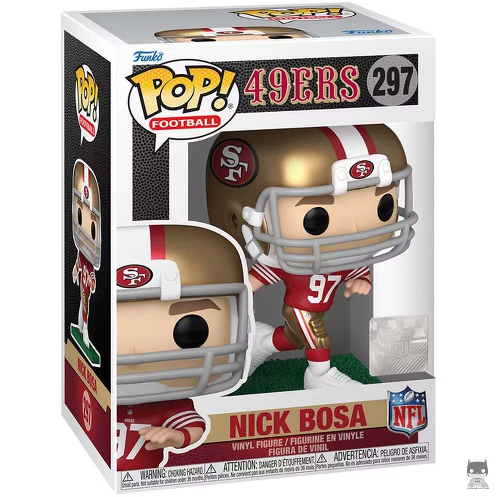 Figurine Funko POP Nick Bosa avec boîte