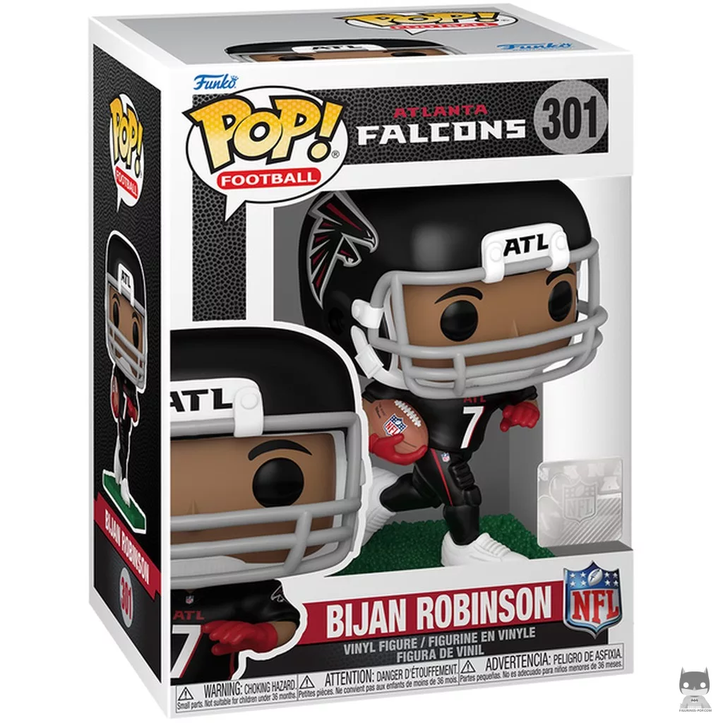 Figurine Funko POP Bijan Robinson avec boîte
