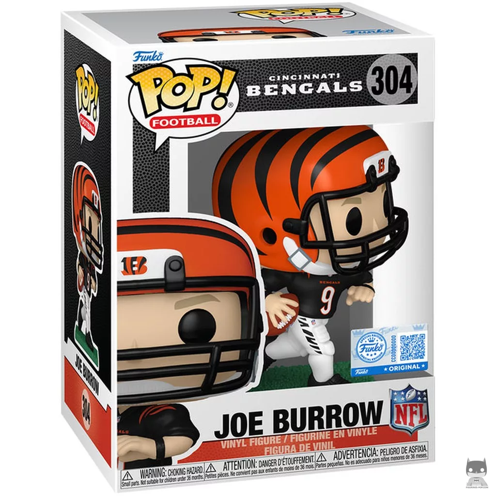 Figurine Funko POP Joe Burrow avec boîte