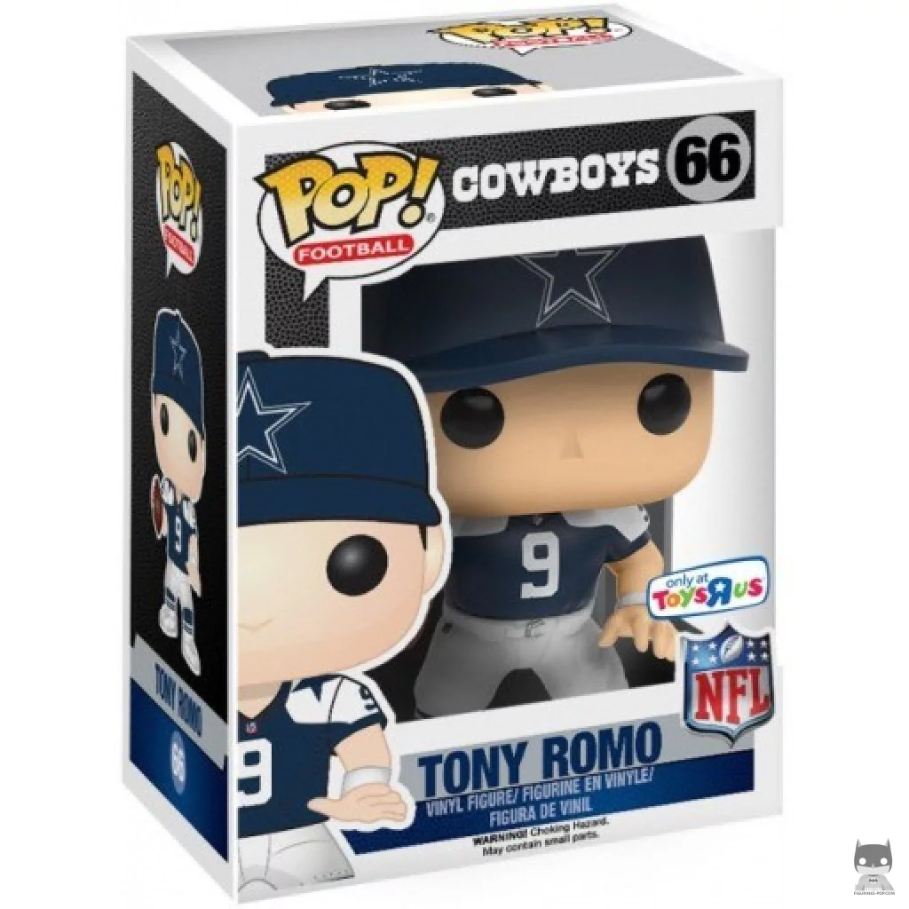Figurine Funko POP Tony Romo (Maillot Throwback) avec boîte