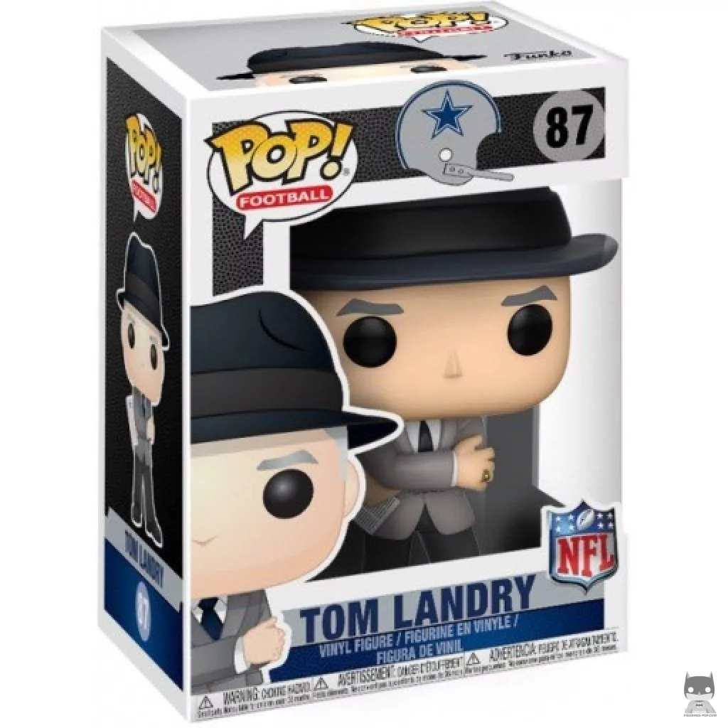 Figurine Funko POP Tom Landry (Cowboys Coach) avec boîte