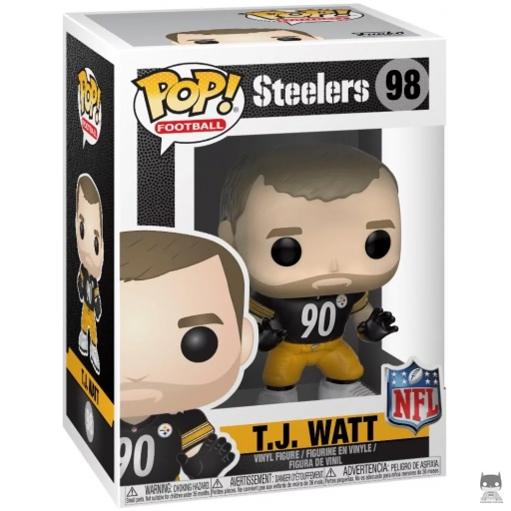 Figurine Funko POP TJ Watt avec boîte