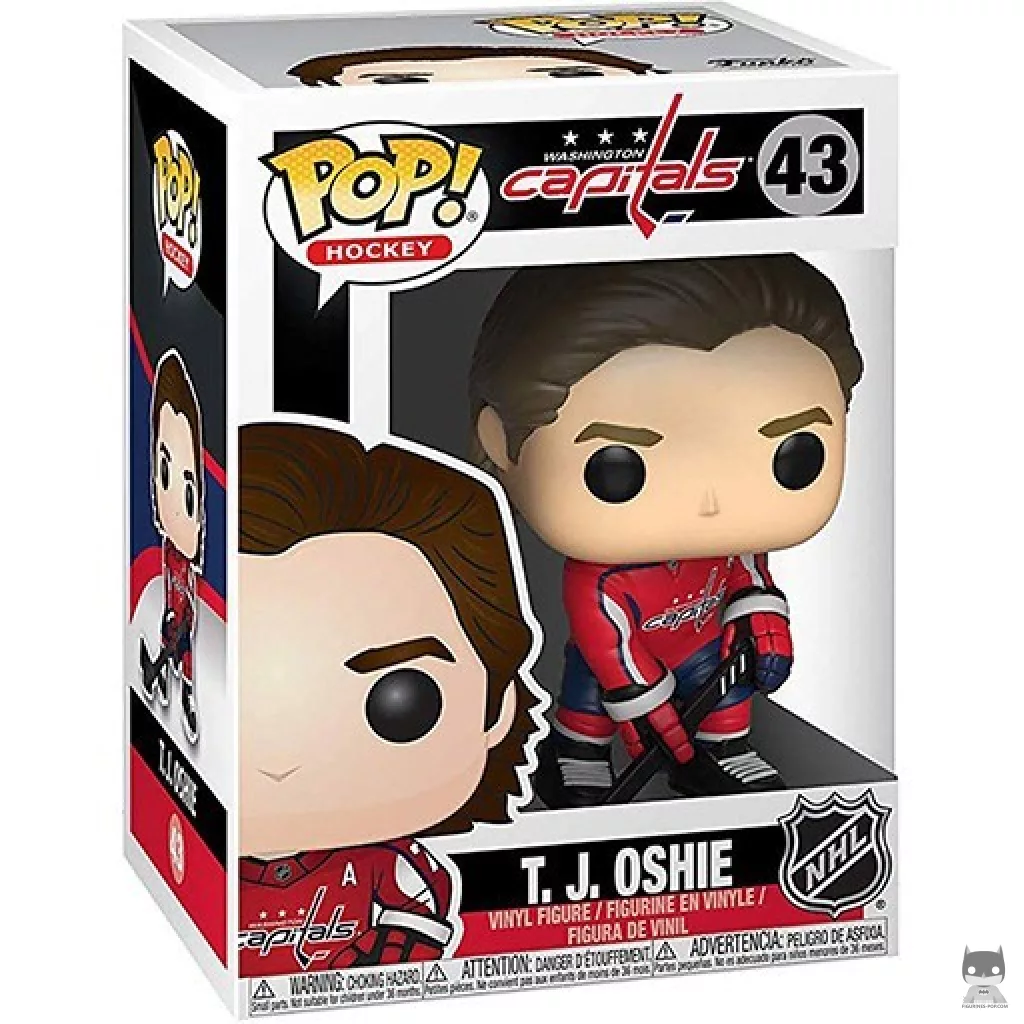 Figurine Funko POP T. J. Oshie avec boîte
