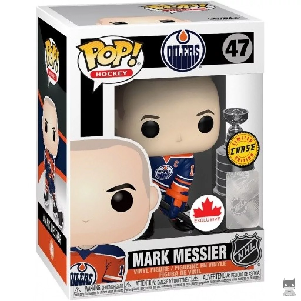 Figurine Funko POP Mark Messier (Chase) avec boîte