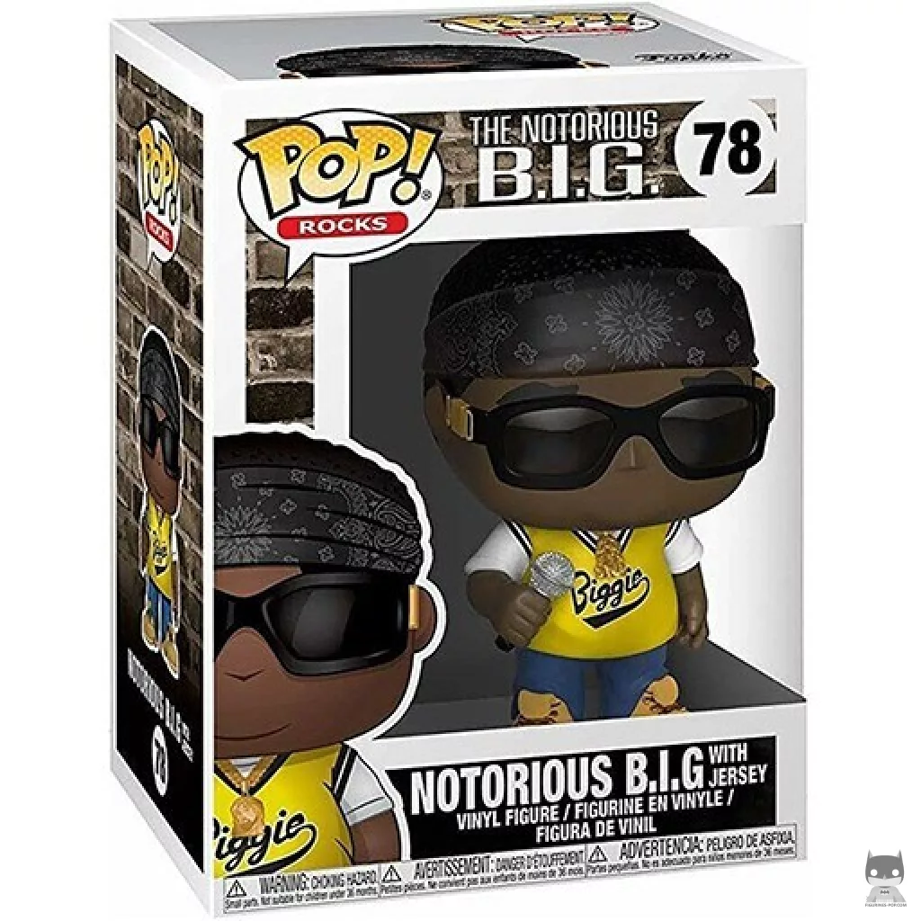 Figurine Funko POP Notorious BIG avec boîte
