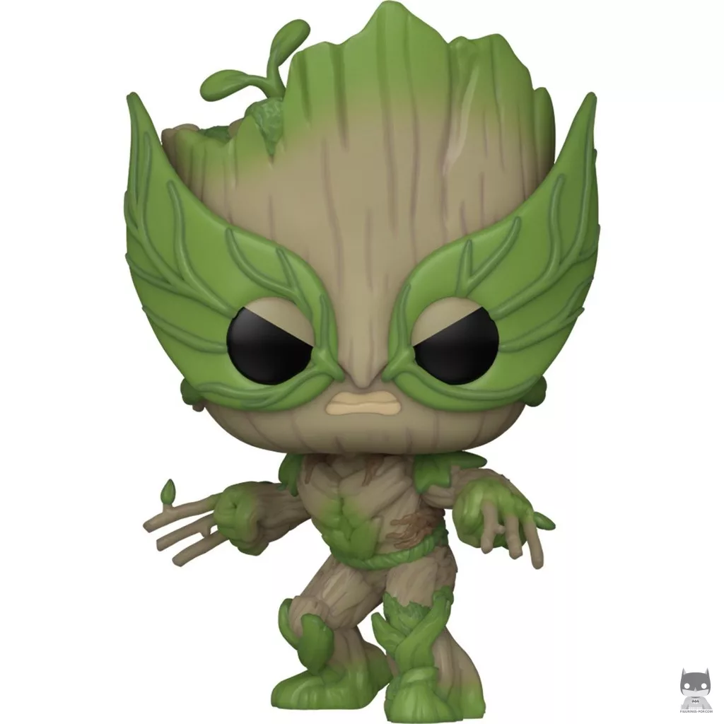 Figurine Funko POP Groot en Wolverine (Nous sommes Groot)