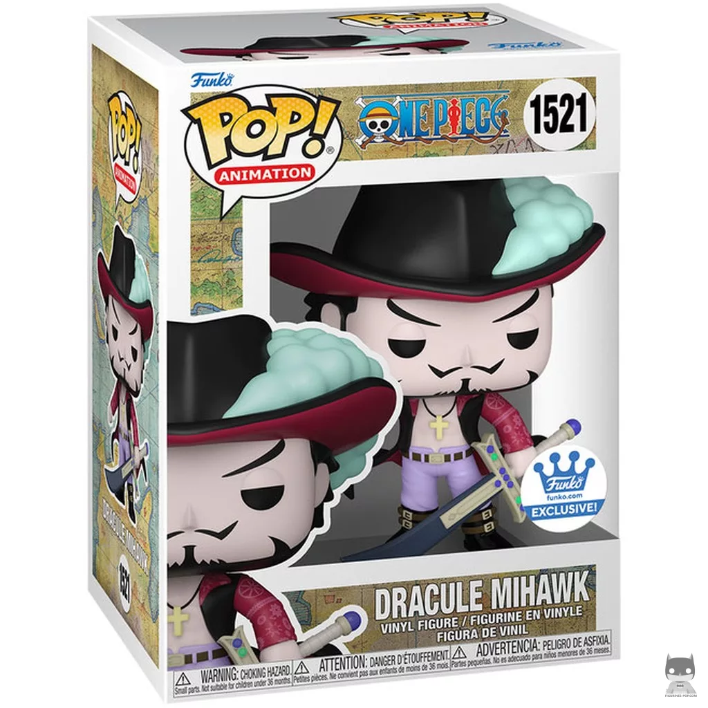 Figurine Funko POP Dracule Mihawk avec boîte
