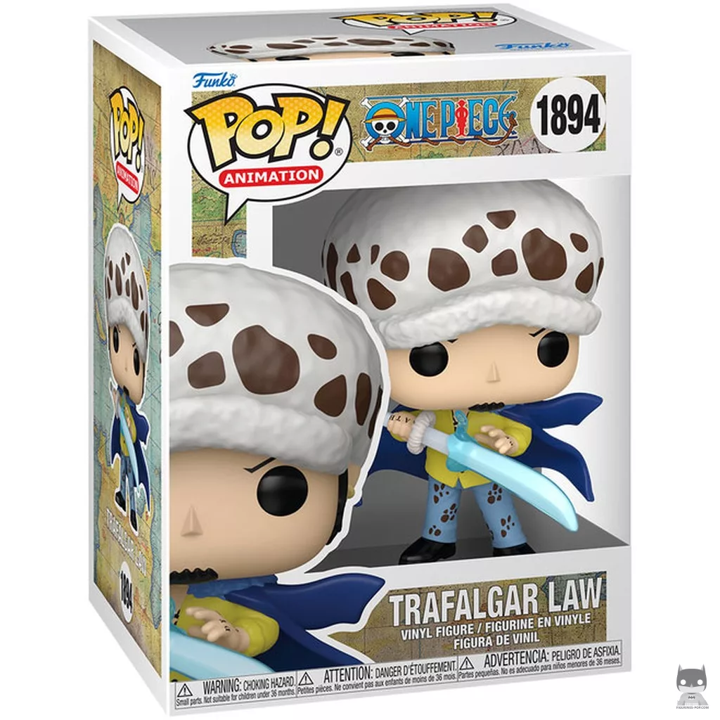 Figurine Funko POP Trafalgar Law avec boîte