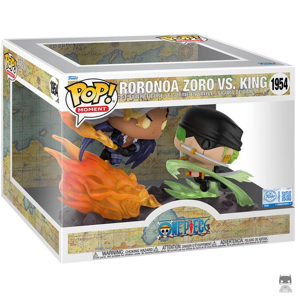 Figurine Funko POP Roronoa Zoro vs King avec boîte