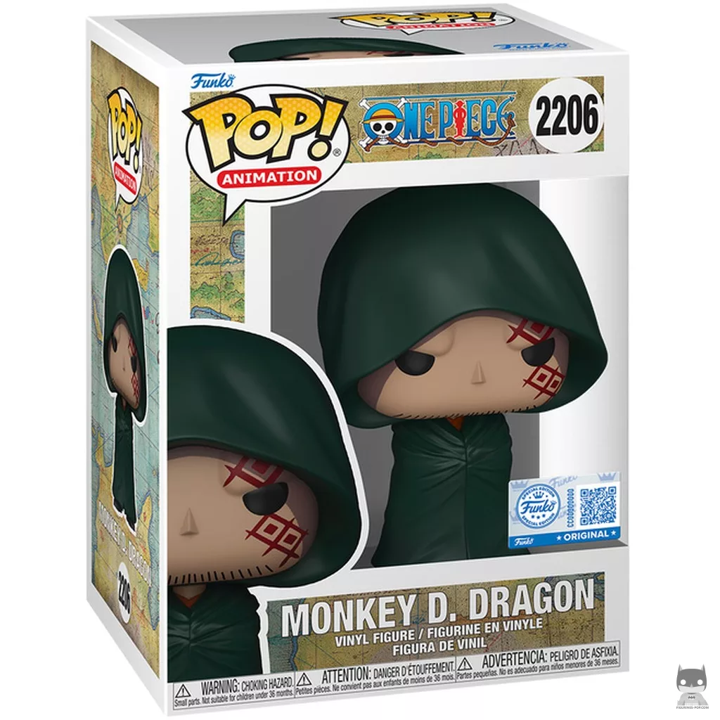 Figurine Funko POP Monkey D. Dragon avec boîte