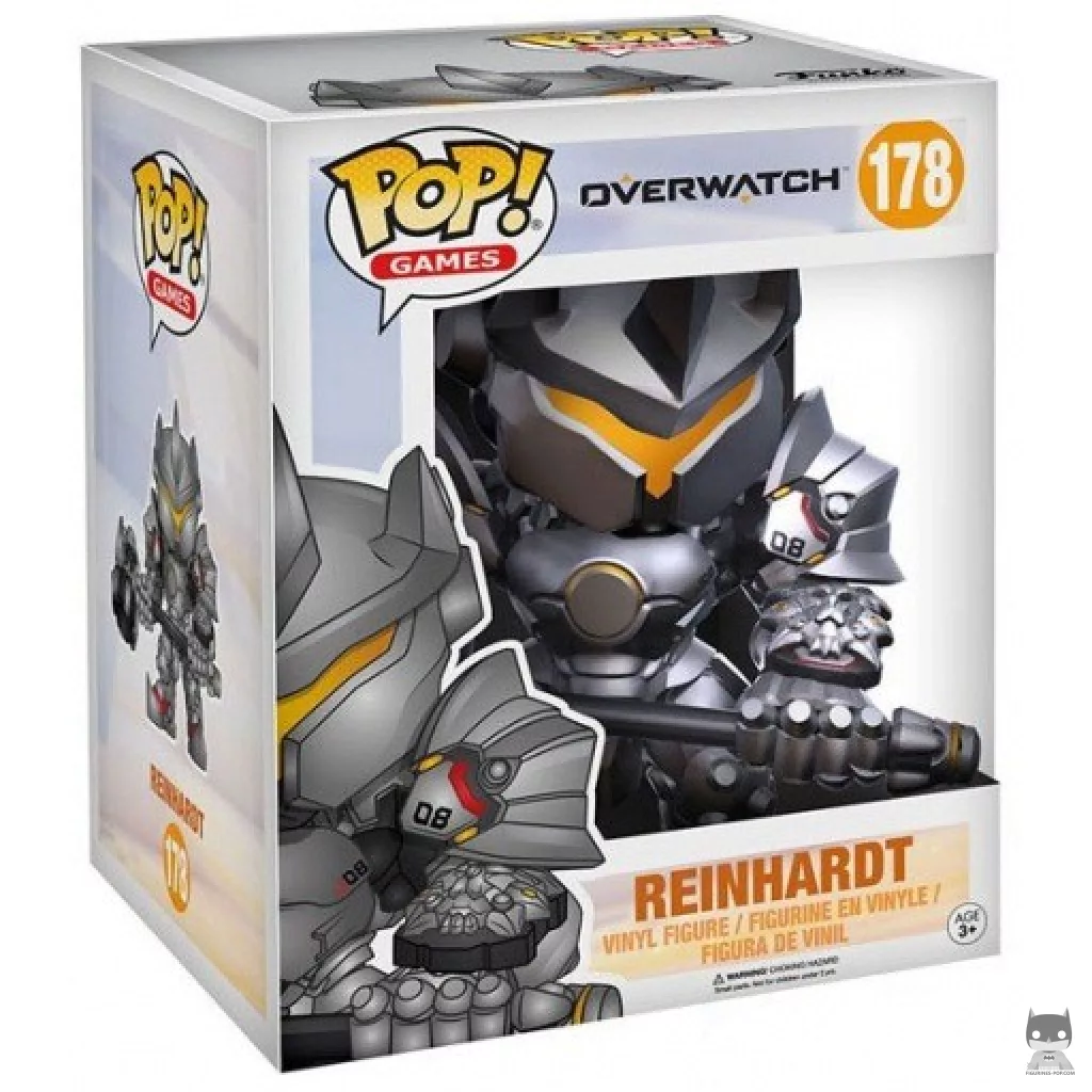 Figurine Funko POP Reinhardt (Supersized) avec boîte