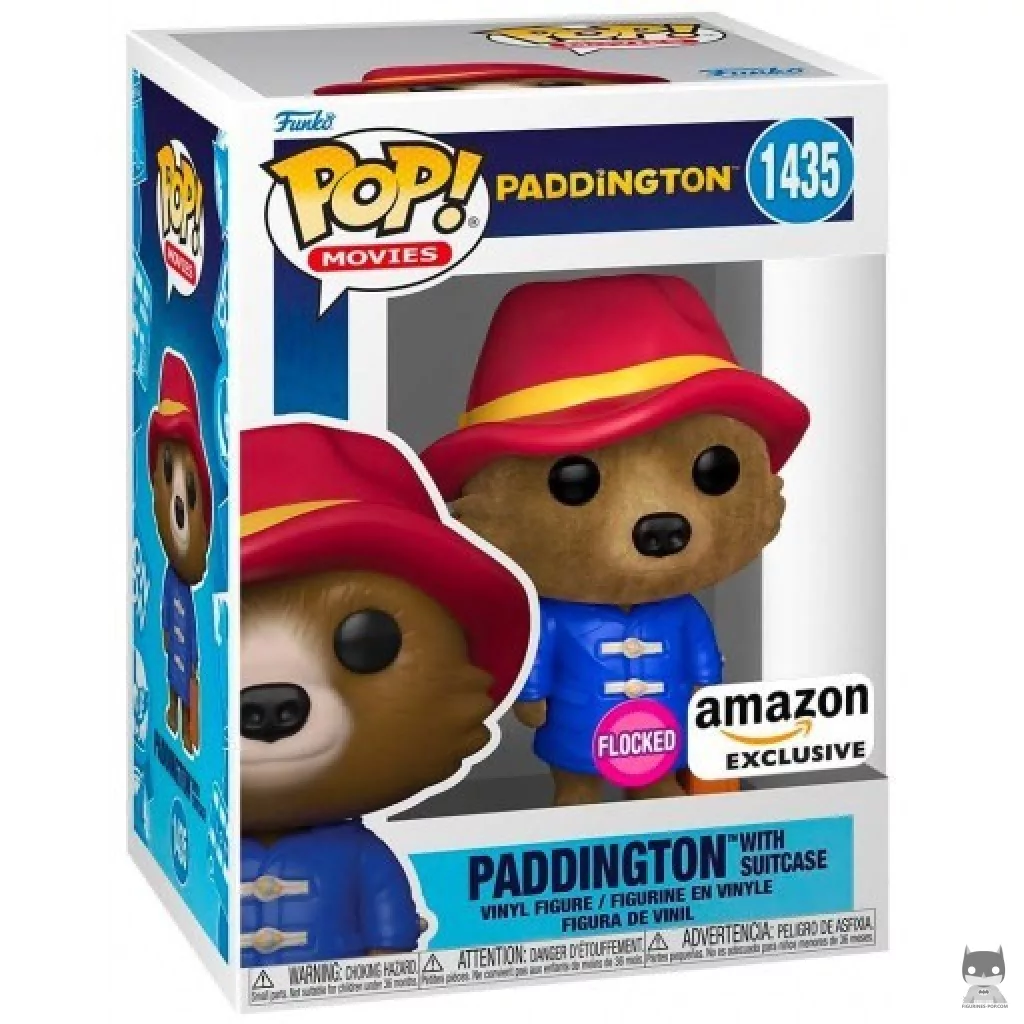 Figurine Funko POP Paddington avec Valise (Flocked) avec boîte