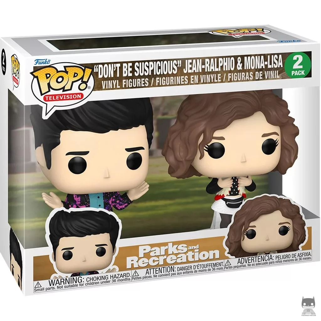 Figurine Funko POP "Ne vous méfiez pas" Jean-Ralphio & Mona-Lisa avec boîte