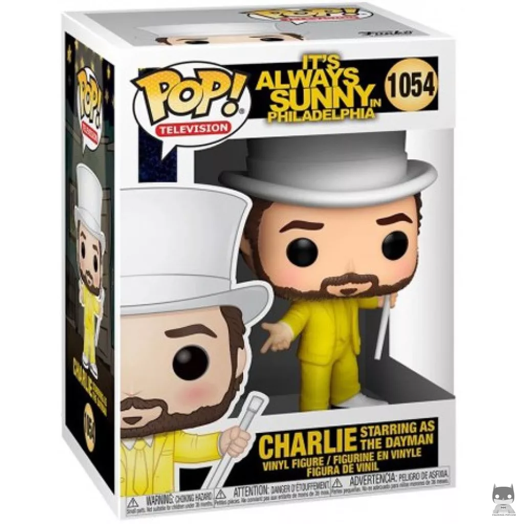 Figurine Funko POP Charlie interprétant Dayman avec boîte