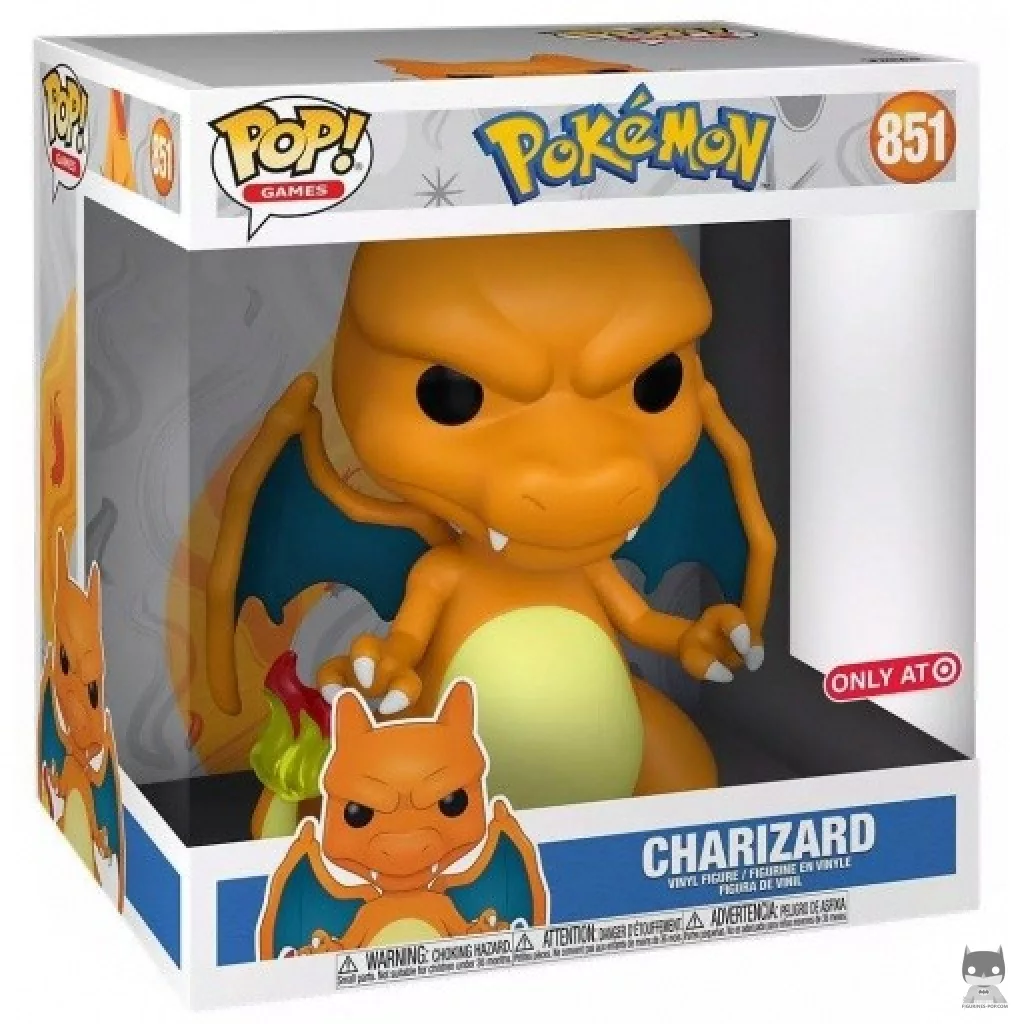 Figurine Funko POP Dracaufeu (Supersized 10'') avec boîte