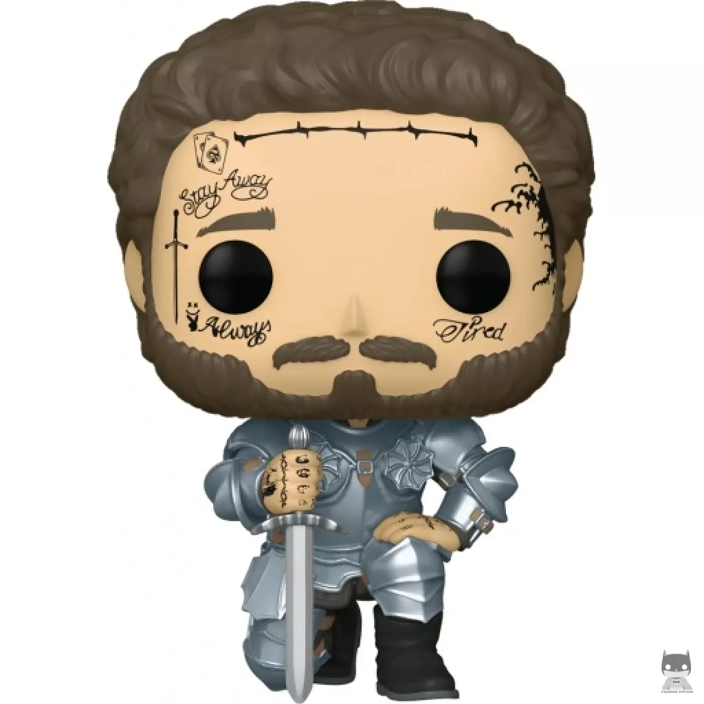 Figurine Funko POP Post Malone en Armure de Chevalier (Post Malone)