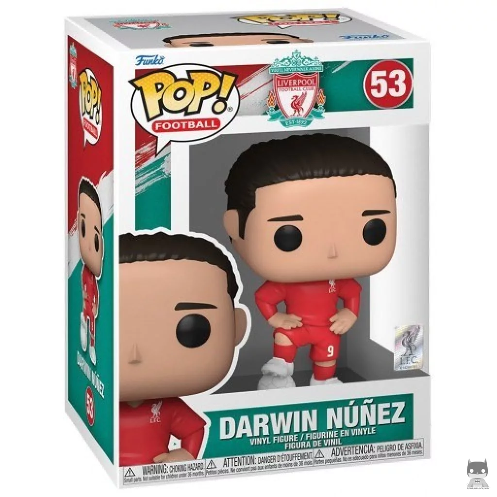 Figurine Funko POP Darwin Nunez (Liverpool) avec boîte