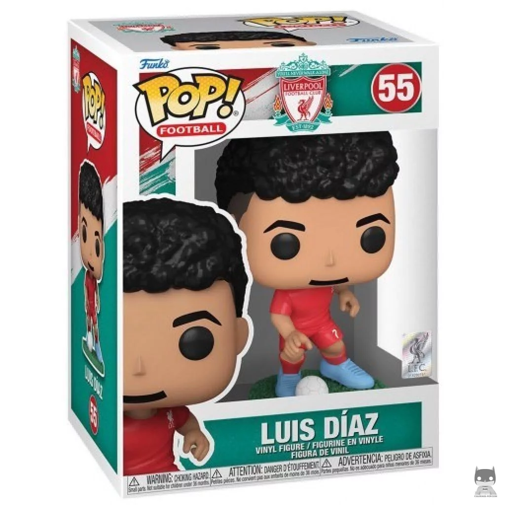 Figurine Funko POP Luis Diaz (Liverpool) avec boîte