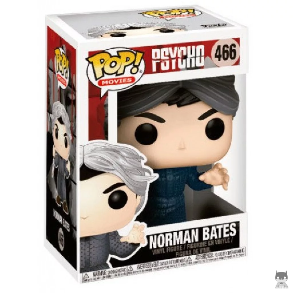 Figurine Funko POP Norman Bates avec boîte