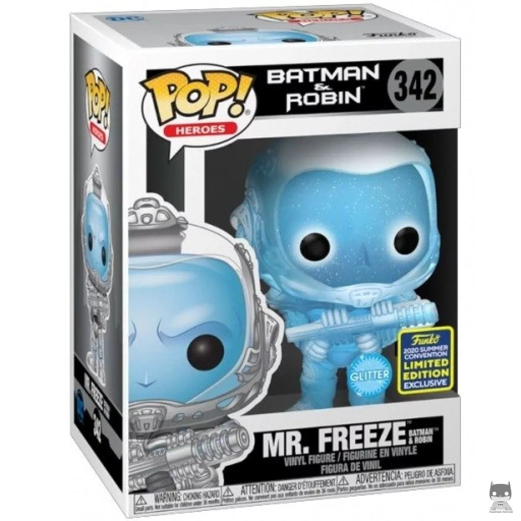 Figurine Funko POP Mr. Freeze (Batman & Robin) (Glitter) avec boîte