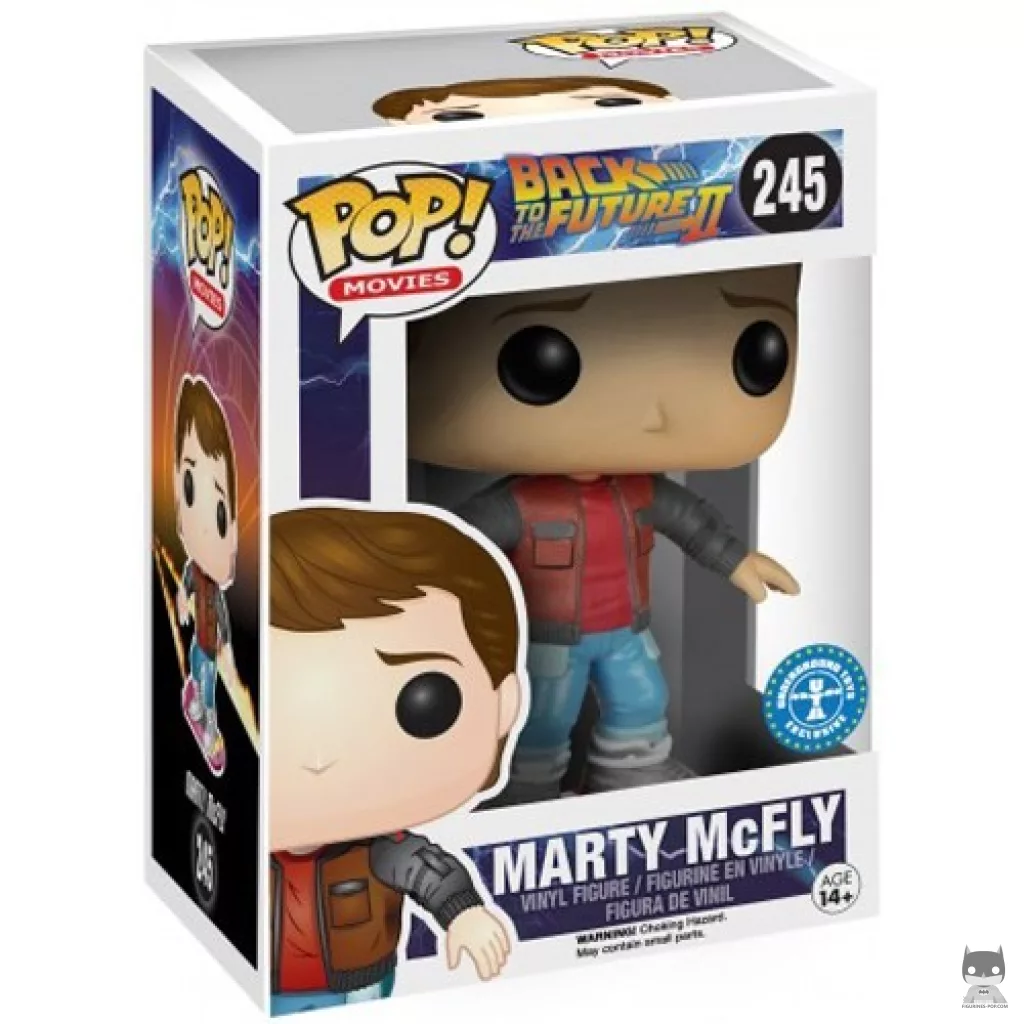 Figurine Funko POP Marty McFly avec boîte