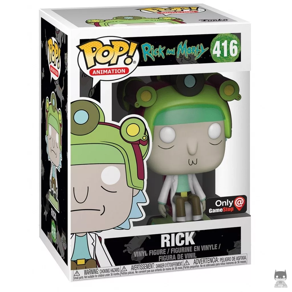 Figurine Funko POP Rick Sanchez avec boîte