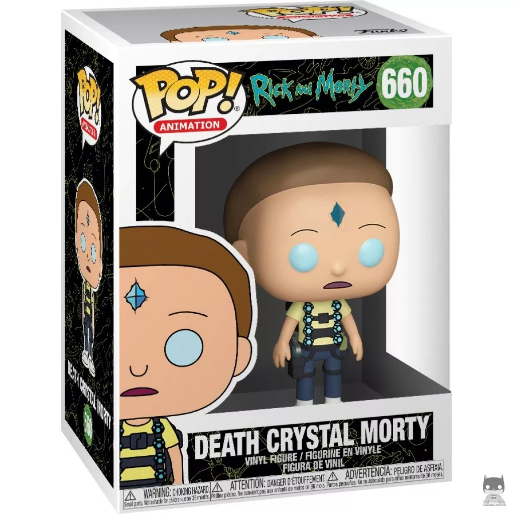 Figurine Funko POP Morty avec Cristal de Mort avec boîte