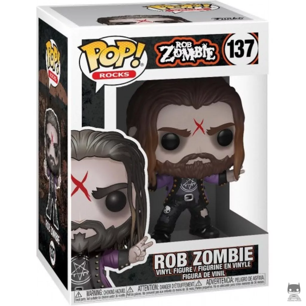 Figurine Funko POP Rob Zombie avec boîte