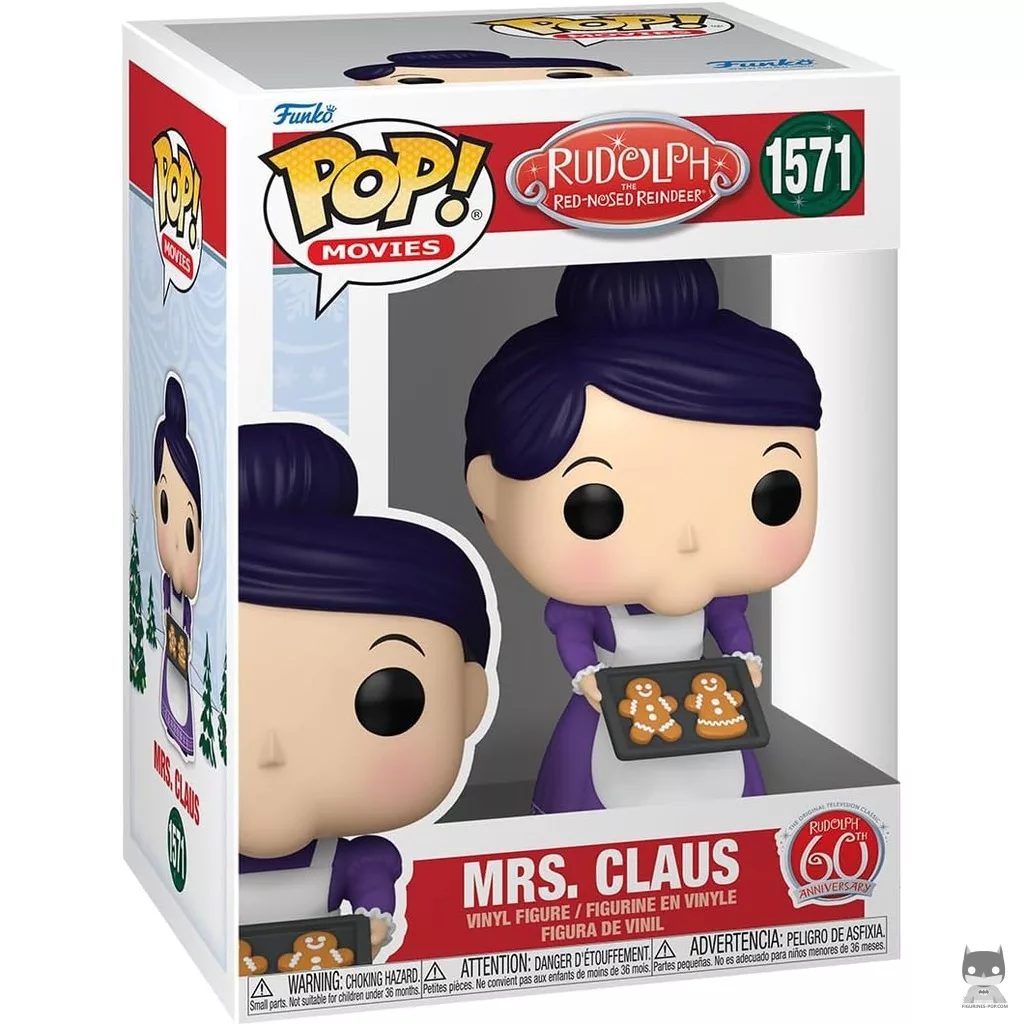 Figurine Funko POP Mrs. Claus (60th Anniversary) avec boîte