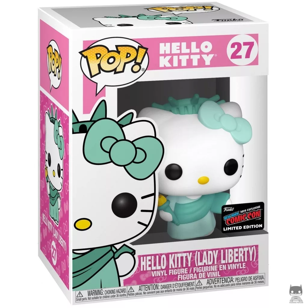 Figurine Funko POP Hello Kitty Madame Liberté avec boîte