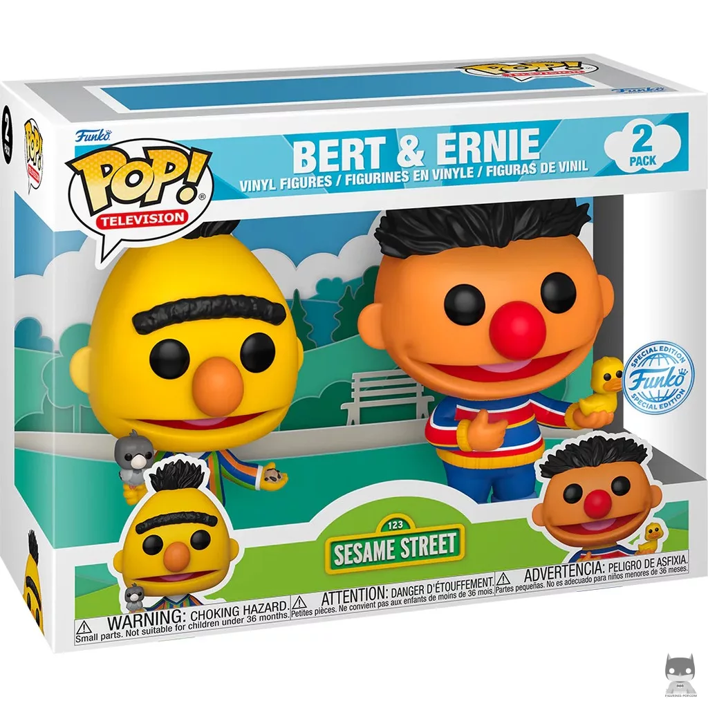 Figurine Funko POP Bert & Ernie avec boîte